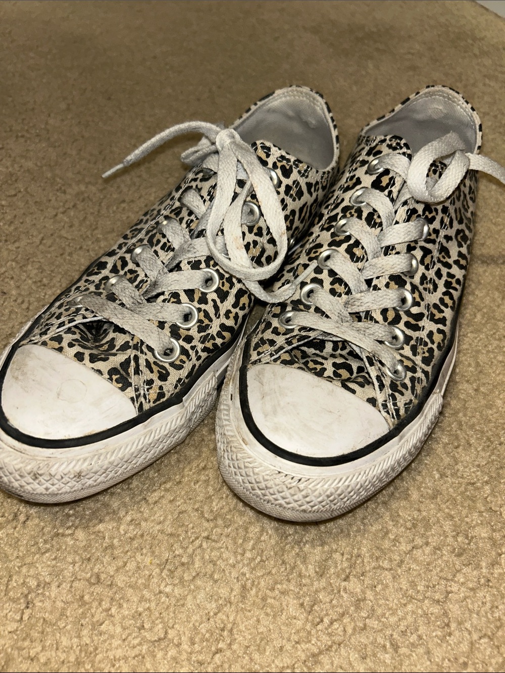 Leopard-Print Converse
